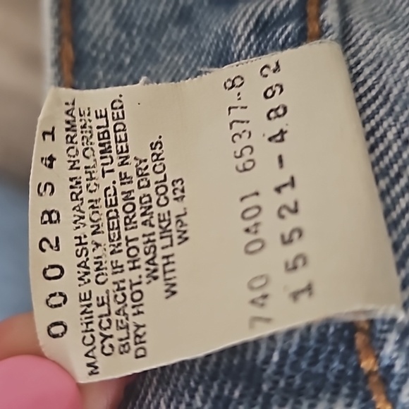 Levi's Vintage 512 Slim Fit Tapered Leg Jeans - Picture 11 of 11